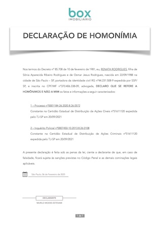Capa - Declaração de Homomímia.1